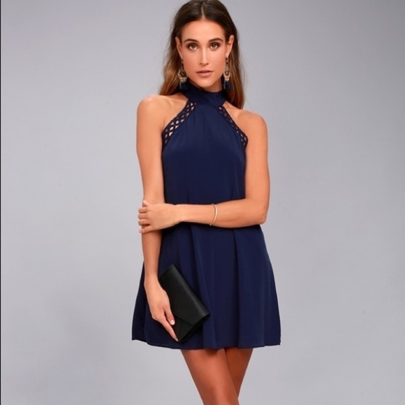 Lulus Any Sway, Shape, or Form Navy Blue Dress - Picture 2 of 14